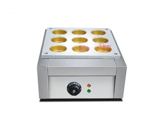 Máy tạo hình bánh hamburger 9 lỗ 470mm chống ăn mòn