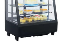 Tủ lạnh 100L bằng thép không gỉ R600a Tủ lạnh trưng bày bánh