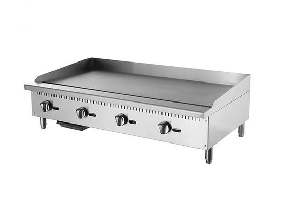 Vỉ nướng thịt 4 đầu đốt 1220mm Thiết bị nấu ăn nhà bếp thương mại