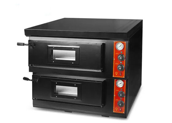 2 tầng Gas 2800pa 12kw Lò nướng Pizza thương mại