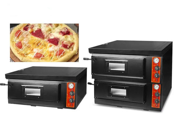 2 tầng Gas 2800pa 12kw Lò nướng Pizza thương mại