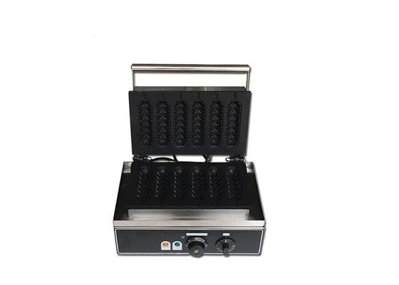 Máy làm bánh quế nóng bằng thép không gỉ 390mm 1.55Kw