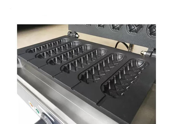 Máy làm bánh quế nóng bằng thép không gỉ 390mm 1.55Kw