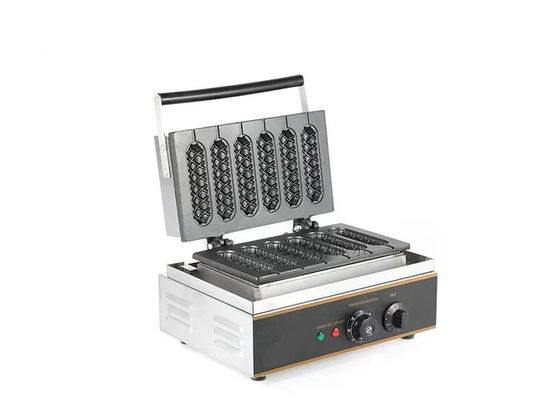 Máy làm bánh quế nóng bằng thép không gỉ 390mm 1.55Kw