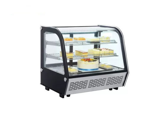 Kính cong R600a Tủ lạnh trưng bày bánh 160L